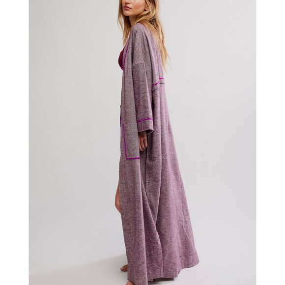 Free People Purple and Pink Robe - Picture 2 of 5